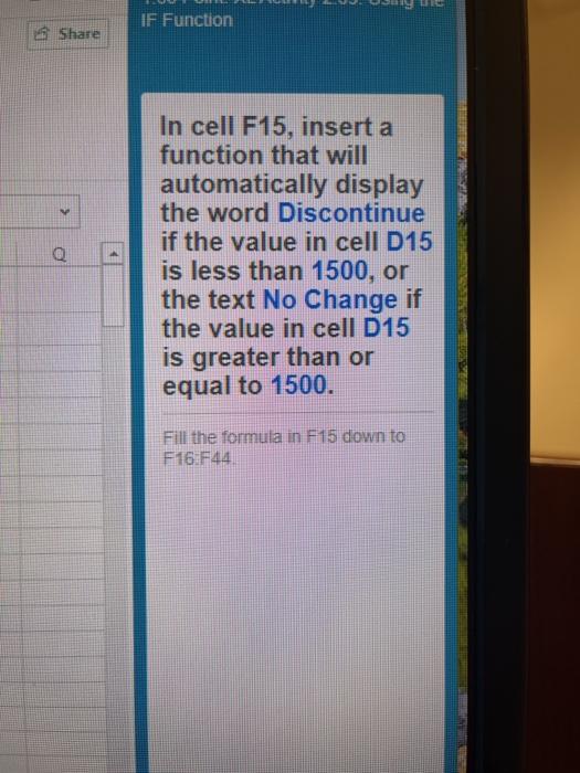  what step am i missing? (please include step by step) IF