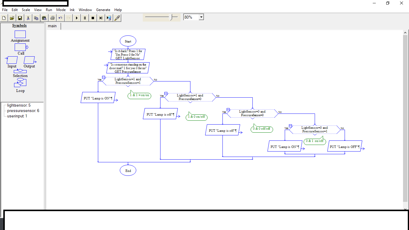 Where Can I add in some defensive Programming A lamp outside a