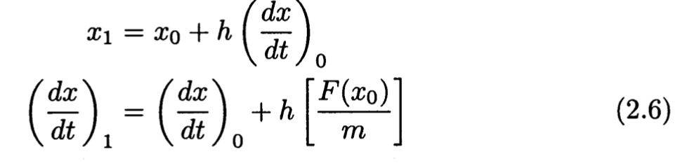 dif- ference Eqs. (2.6) for a given set of initial conditions. It