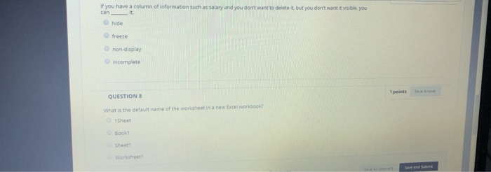 cut Duplicate Copy Paste QUESTION 6 1 points Detais of a file,