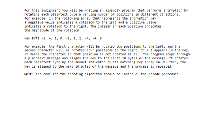 Help with Assembly .386 .model flat,stdcall .stack 4096 ExitProcess proto,dwExitCode:dword .data key