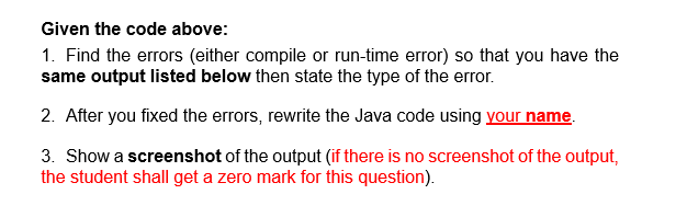 you public class Students public static void main (String args) String s1"Java