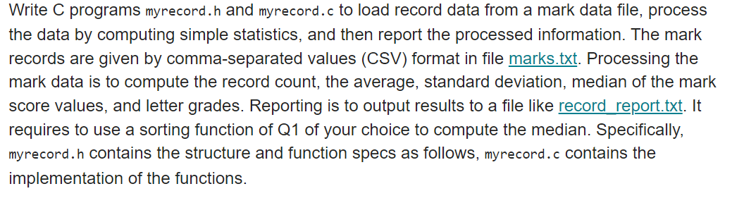  myrecord_main.c: #include #include #include #include #include "myrecord.h" #define MAX_REC 100 int