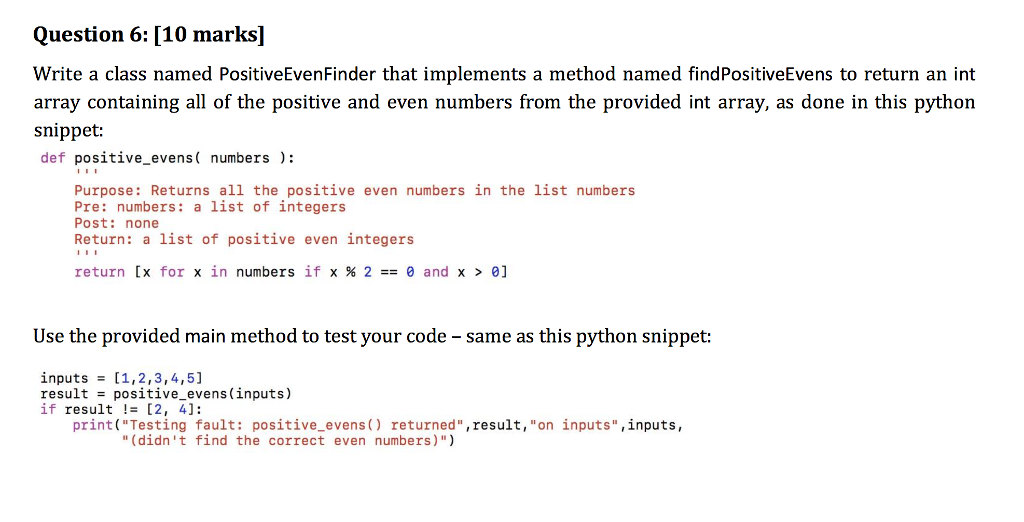 Solve the following question in Java. Please the whole question and fulfill