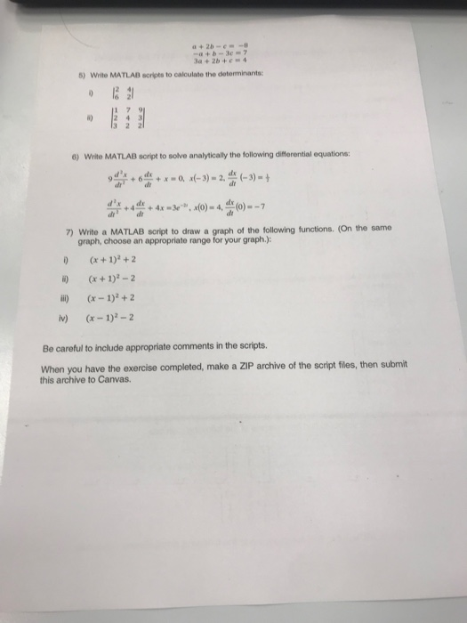 pathways - MATLAB scripting) Time 1 hour 30 minutes. In this test