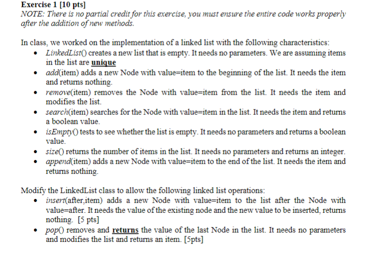 Python programming problem. Thank you given the following code: class Node: def