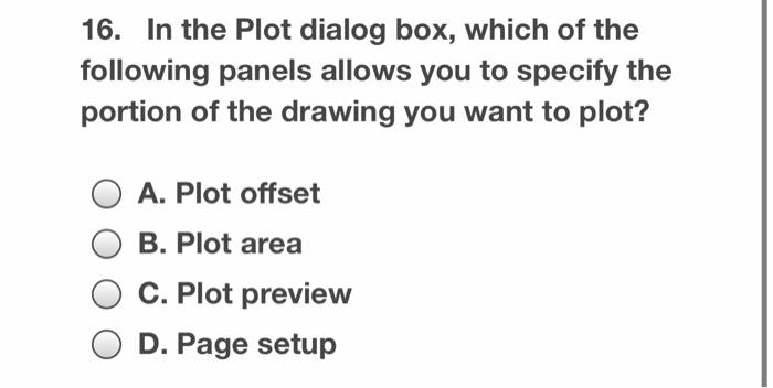 where the plot origin is placed? A. Plot area B. Center the