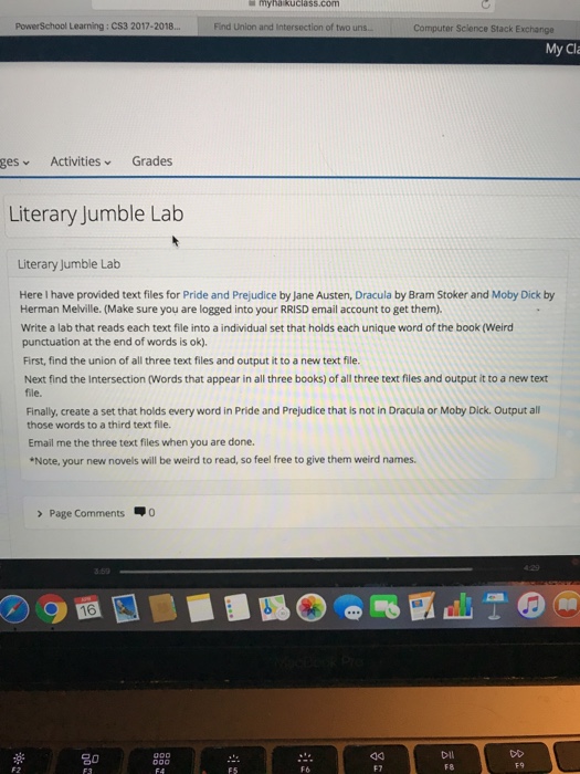  Need help with computer science lab. Ignore email info ss.com PowerSchool