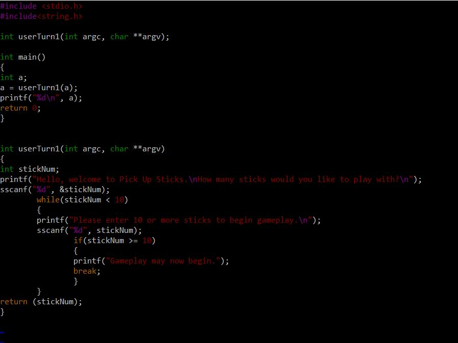 Code in C: I'm trying to write the code for the beginning