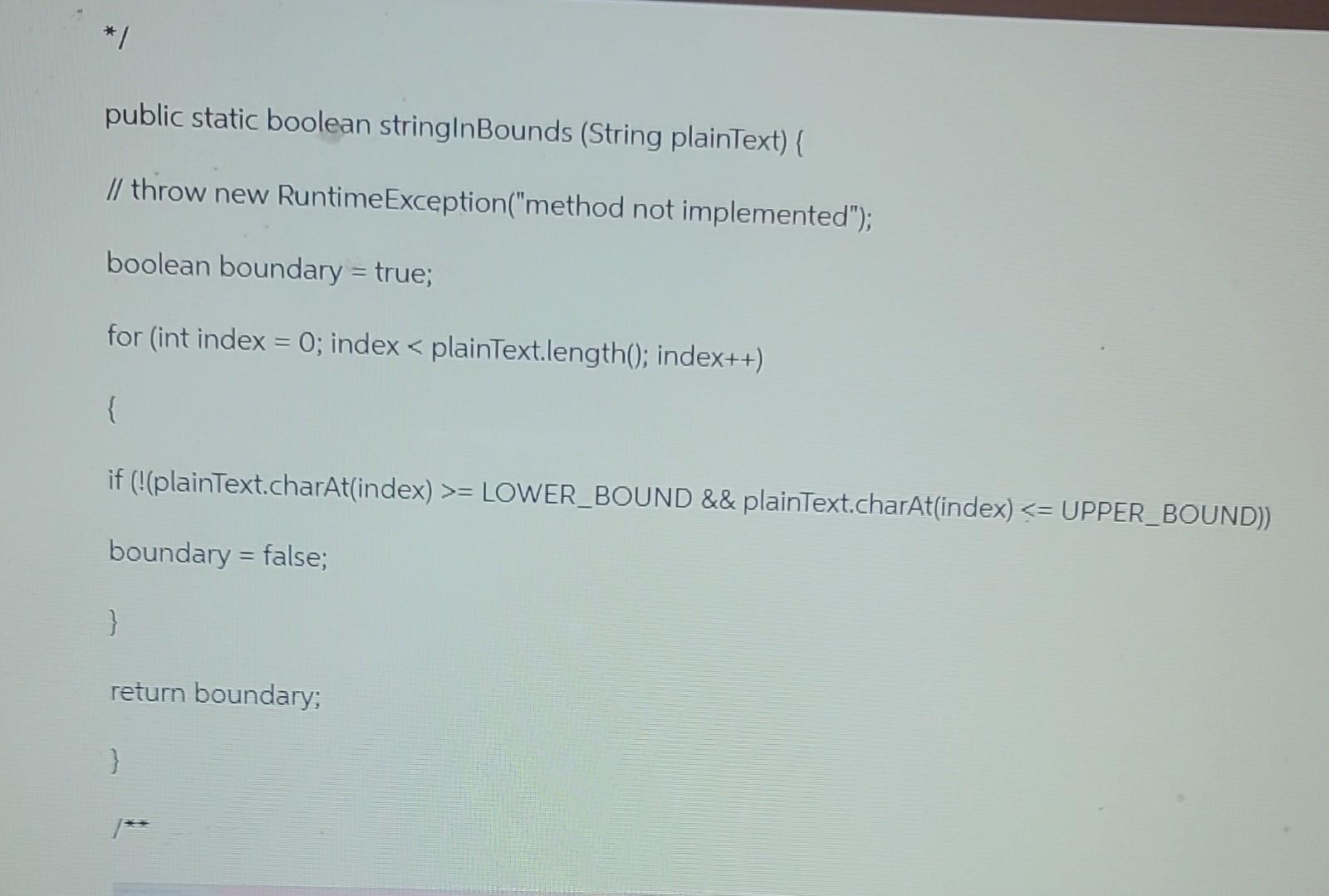 I need a pseudocode and a comprehensive test plan for the