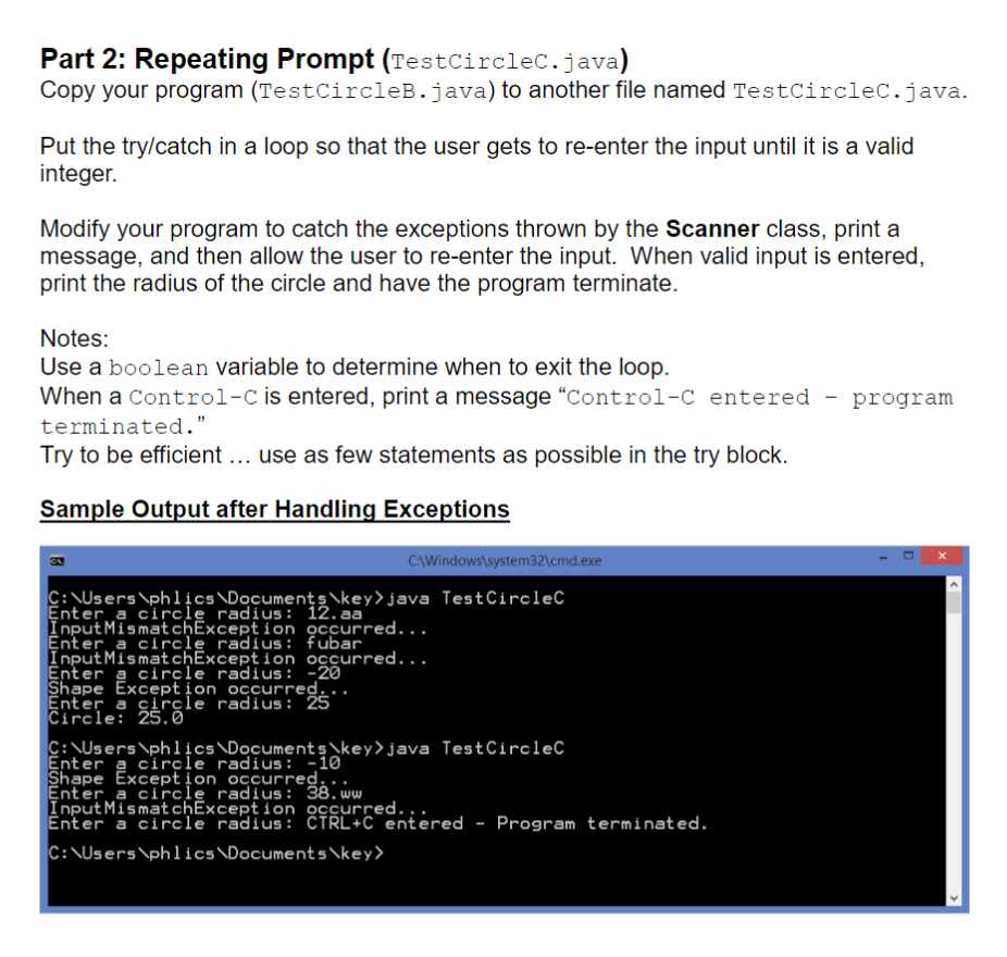 inRadius radius of the circle */ public Circle(double inRadius ) { //
