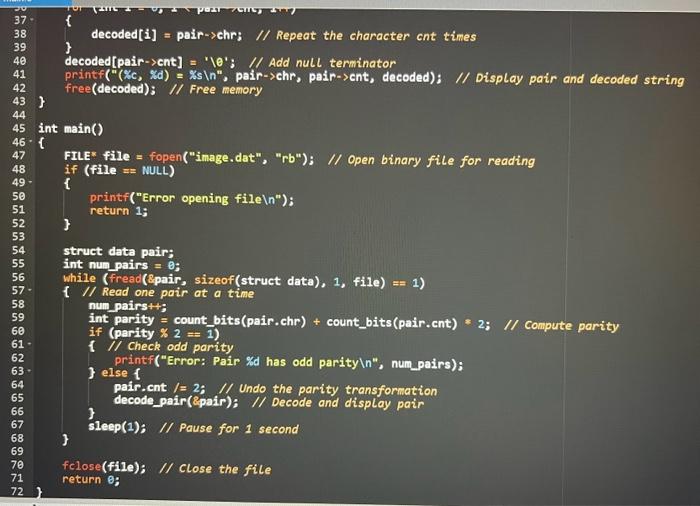 and interrval timers? char chr; short cnt; II Function to count the