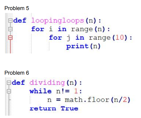 the function for the number of steps the algorithm performs. To what