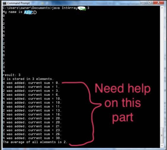 to do something called an "Iterations and Arrays". I already have my