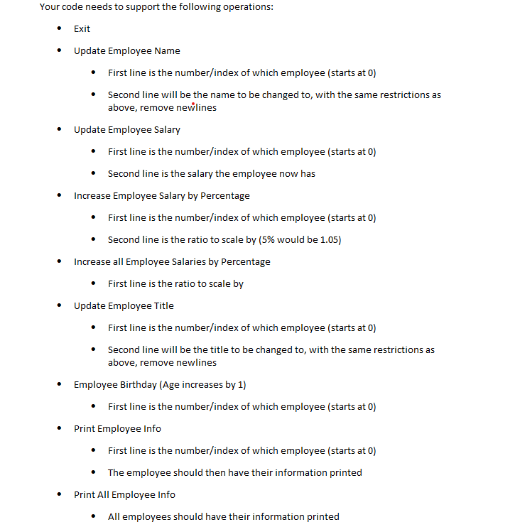 use your knowledge of structures. In this assignment, you will write a