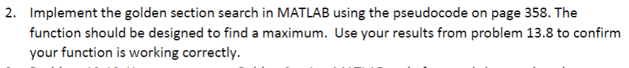 Please do it mathlab and make sure it runs correctly.. Implement the