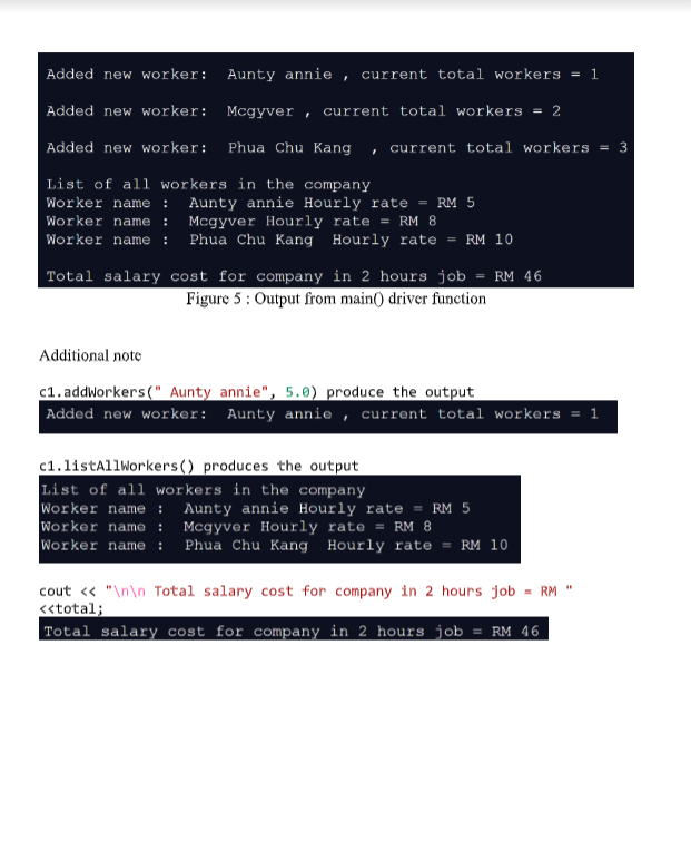 the following private member variables and functions. Implement the class and it's