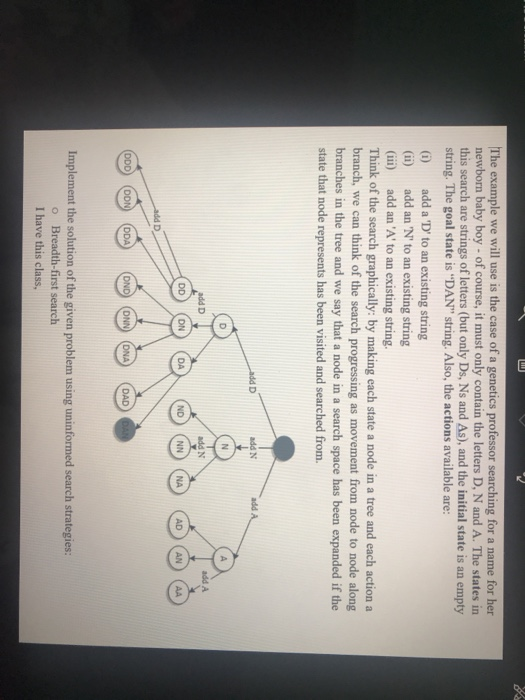 I need java code to implement this problem search for the DAN