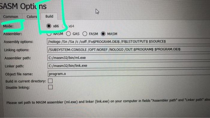 Write an assembly program that swaps the values of the two least