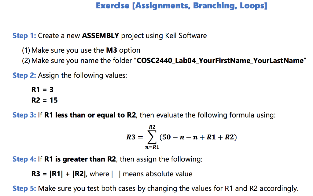  Create a new ASSEMBLY project using Keil Software Make sure you