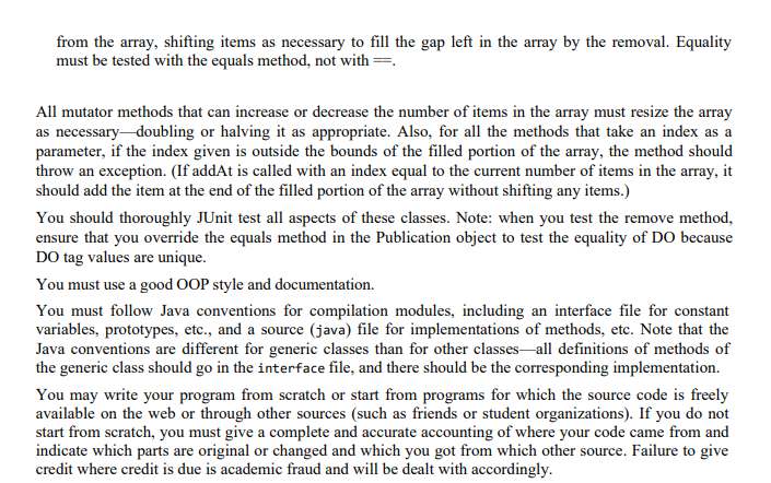 Request: "Create a simple program to read, store, and write publication data,