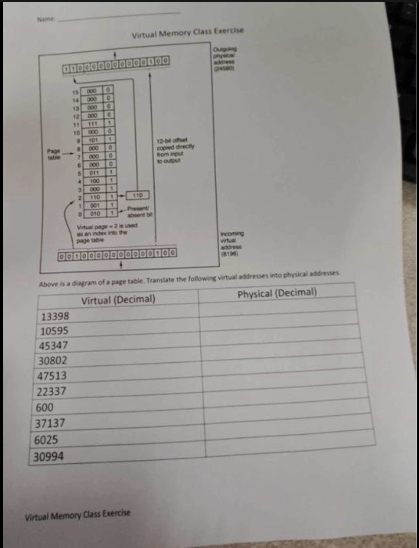  10595->26979 thats all i know for sure pls help Virtual Memory
