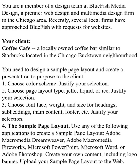  Help of a Web design tutor needed. A proper solution would