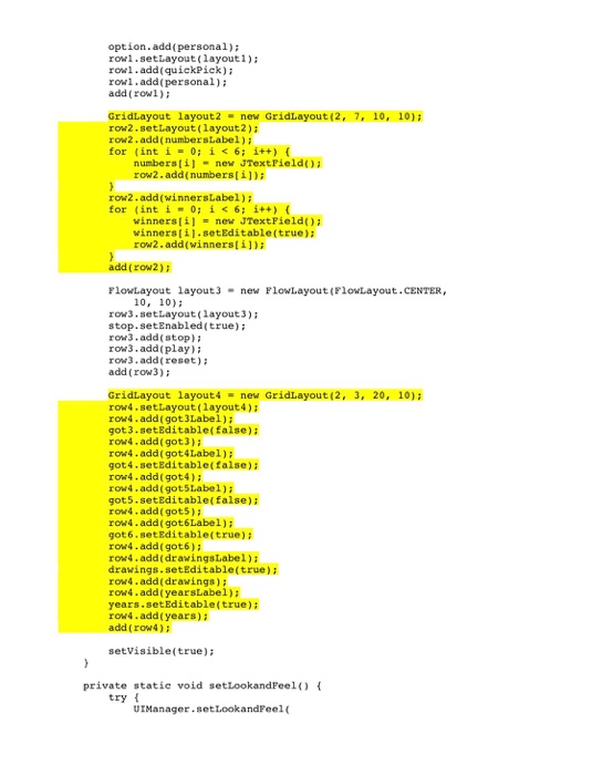 Run programs. [NOTE: There might be errors in the code you need
