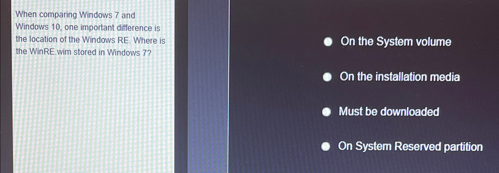  When comparing Windows 7 and Windows 10, one important difference is