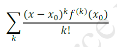 Let f(x) be a real and continuous function, with n+1 continuous derivatives