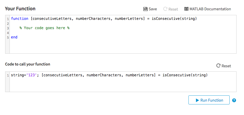 at a string and then determine if the letters are occurring consecutively