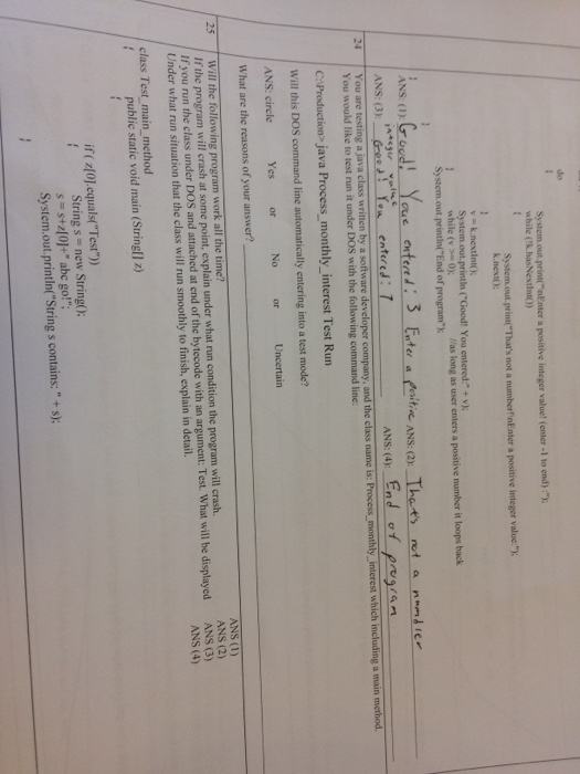  #24 do System.out.print nEnter a positive integer value! (enter -1 to
