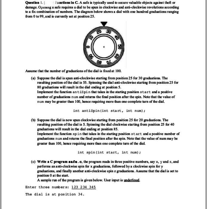  I need help with these programming questions in C language. Question
