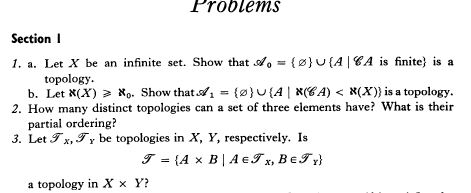  Section I a. Let x be an infinite set. Show that