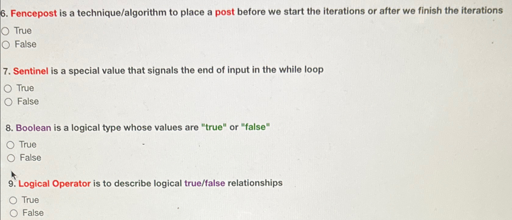  Fencepost is a technique/algorithm to place a post before we start
