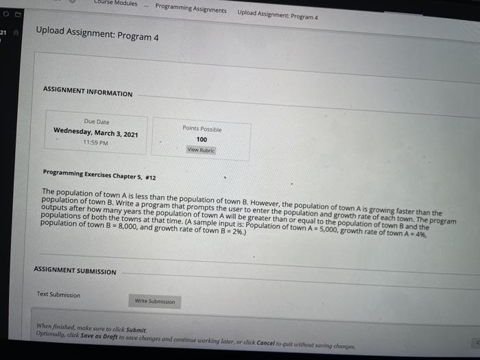pls when doing the assignment i need the input and output also