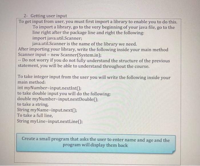 of the basic concepts learned in computer science I course. They will