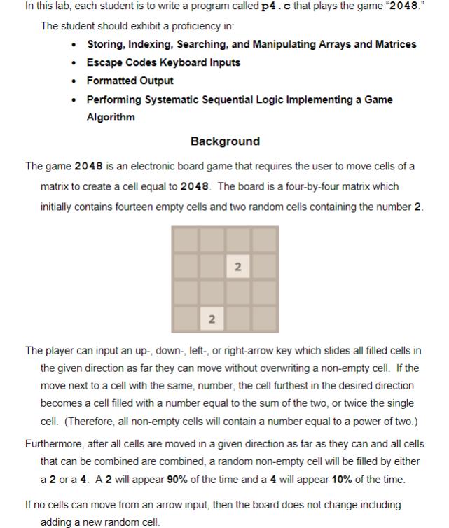  please write code required in C. In this lab, each student