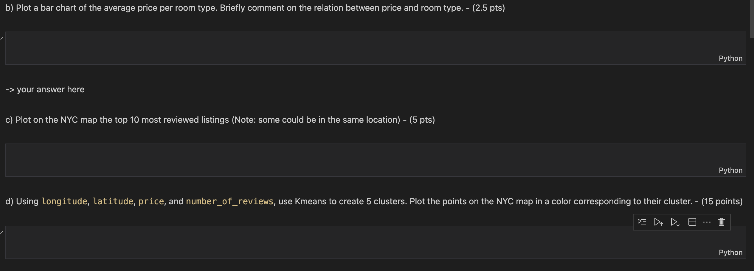 a Heatmap using the Folium package (you can install it using pip)