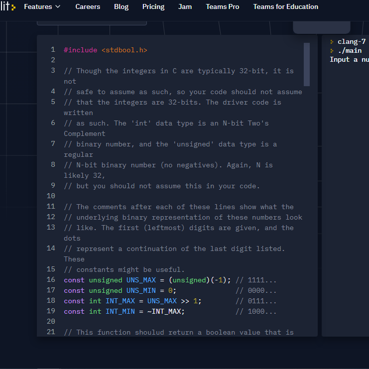 // This function should return a value that when printed out //