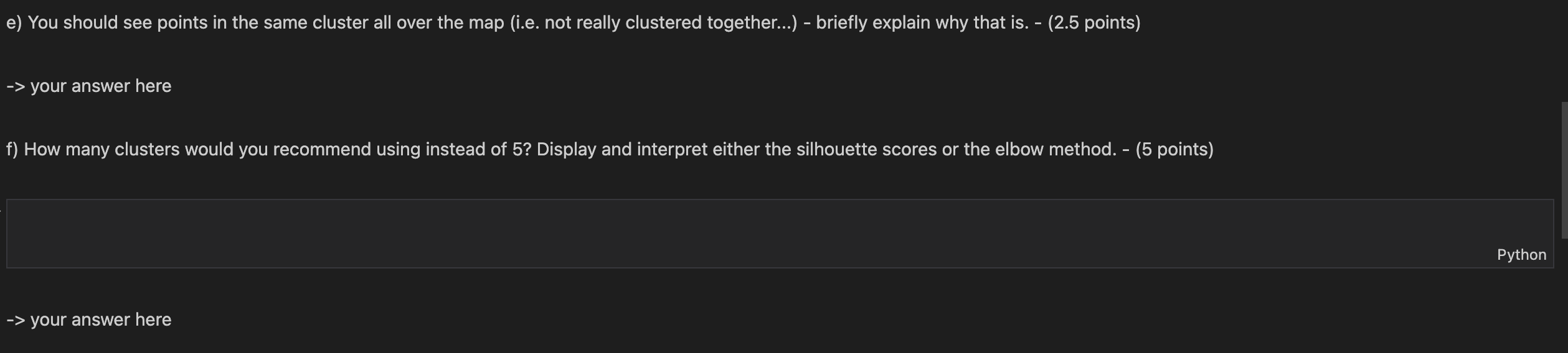 of the mean listing price per location (lattitude and longitude) over the