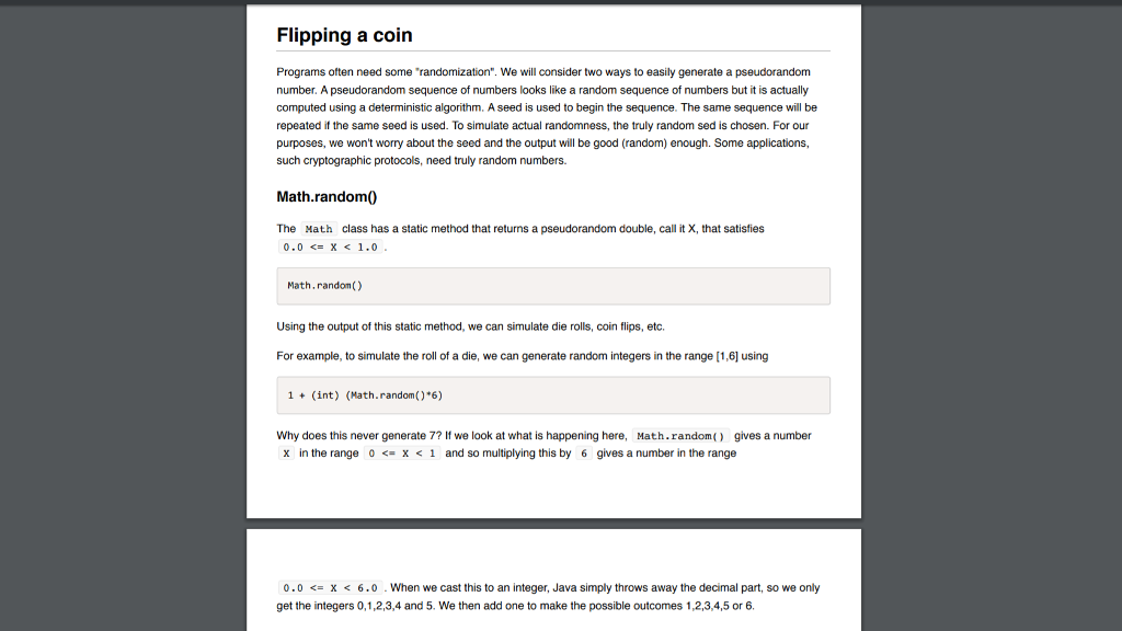 need help modifying this JAVA program please! Flipping a coin Programs often