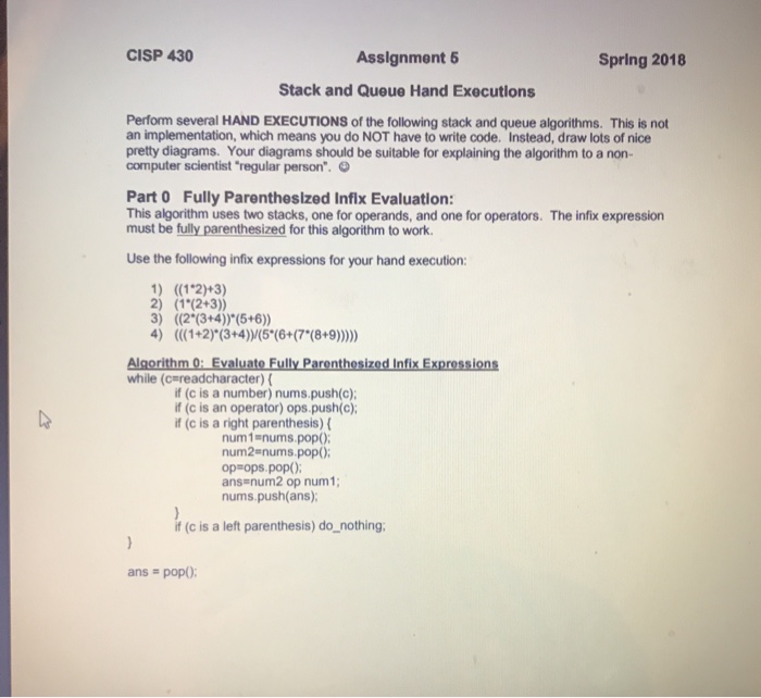  Everything is located in the link provided CISP 430 Assignment 5