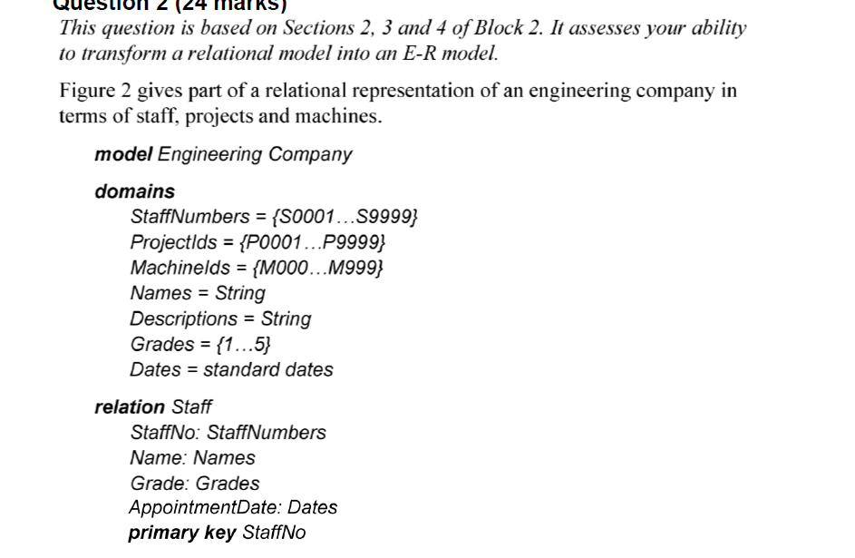  This question is based on Sections 2, 3 and 4 of