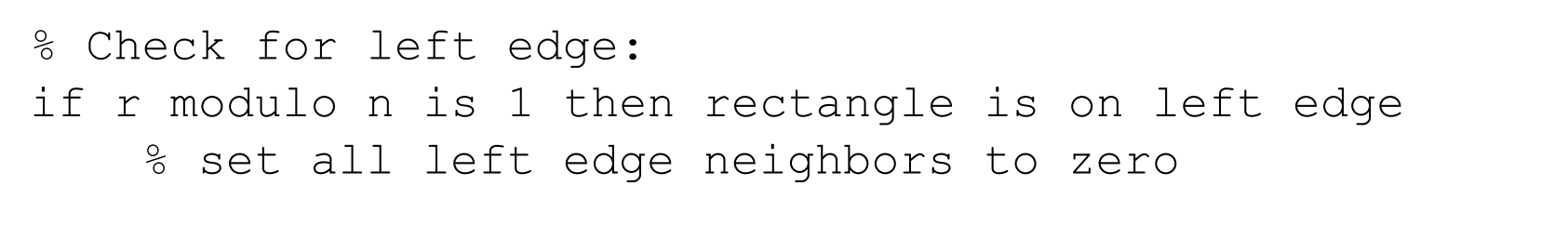  write this pseudocode in matlab using the mod function if r