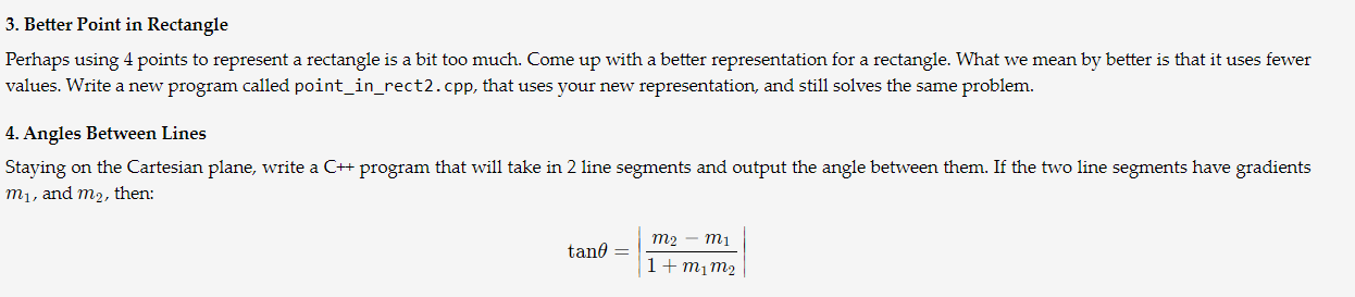 If you can do both please in C++ coding. 3. Better Point