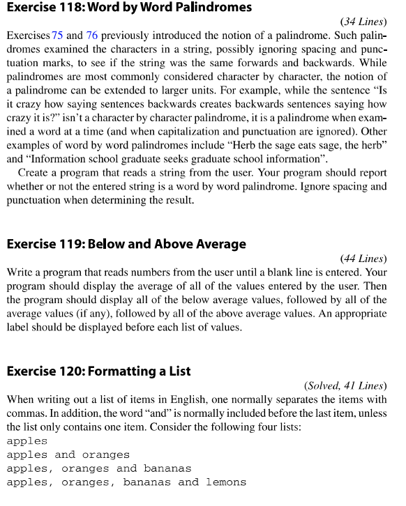  Can you please code the first 2 exercises on Python and