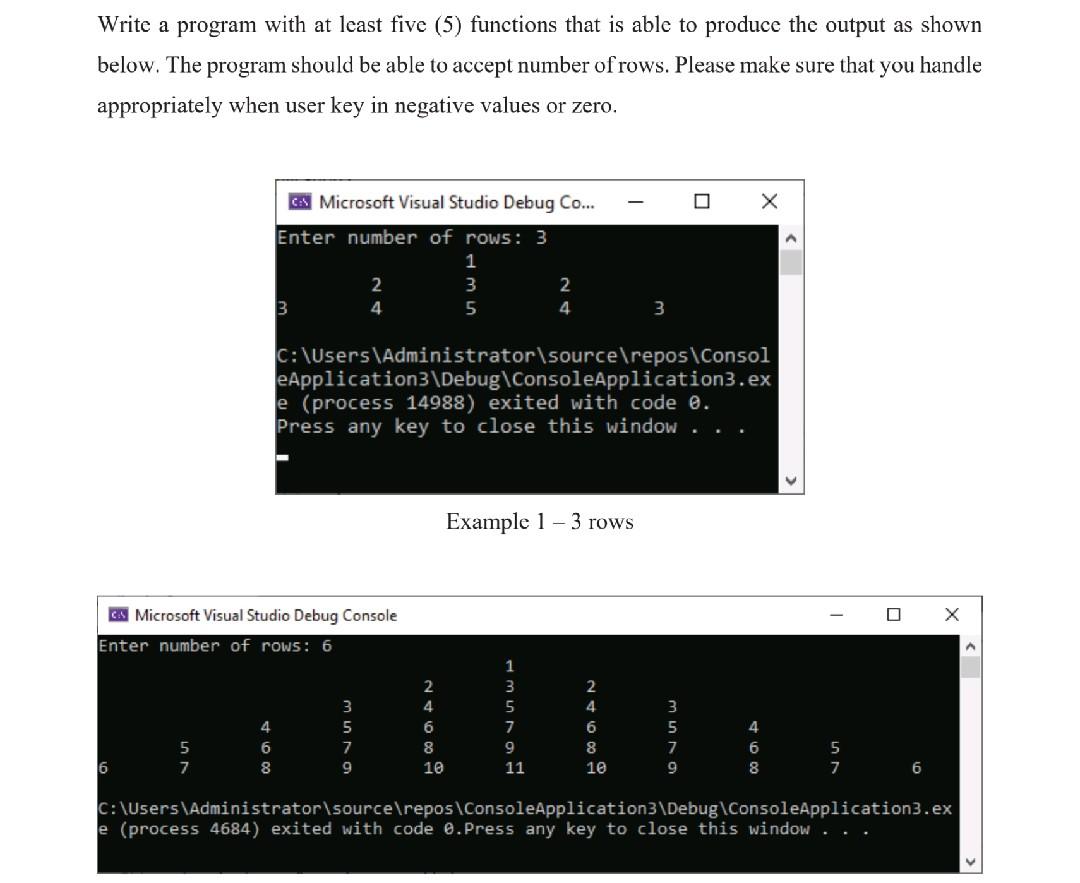 c++(for loop) , do not use array, the numbers and space in