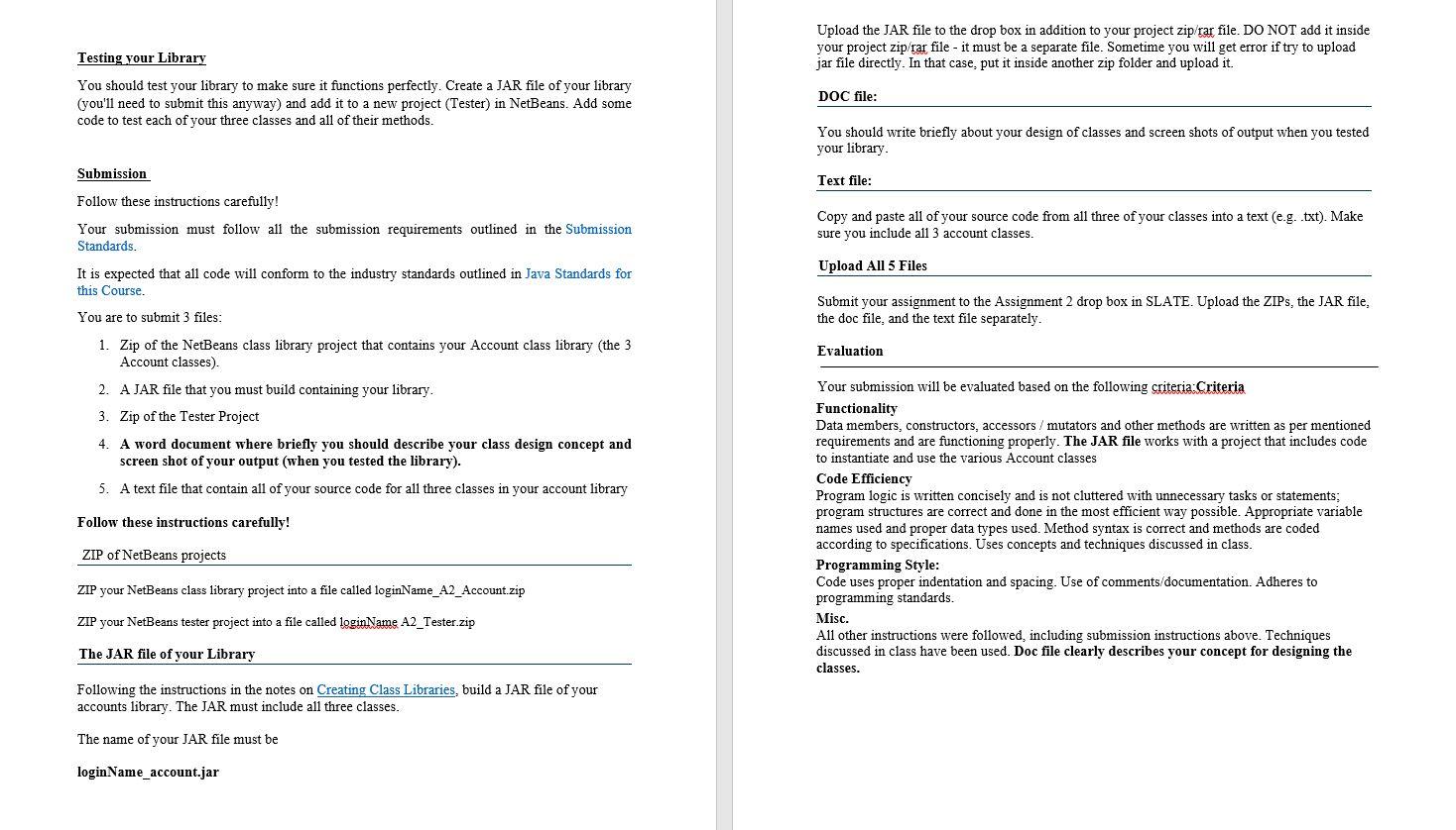 another constructor with required parameters. In this project you will be developing
