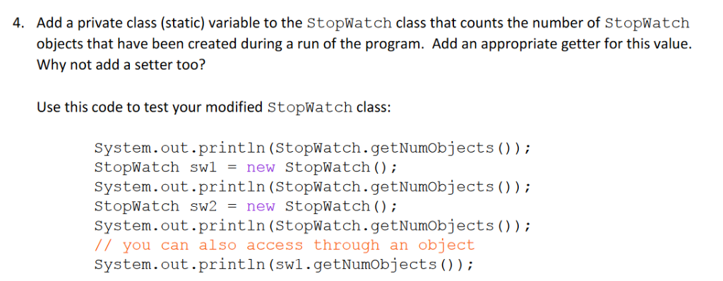 API (https://docs.oracle.com/iavase/8/docs/api/) for the specification of the method. Write a short test